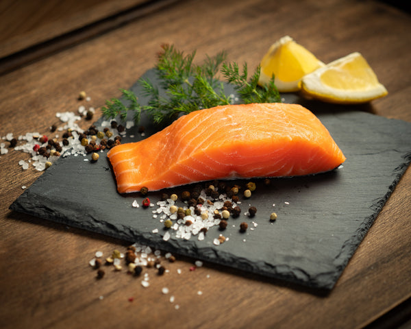 Frischer Lachs