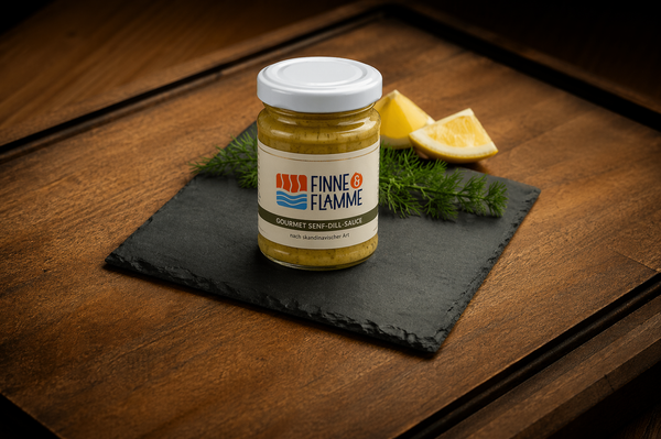 Schwedische Senf-Dill-Sauce