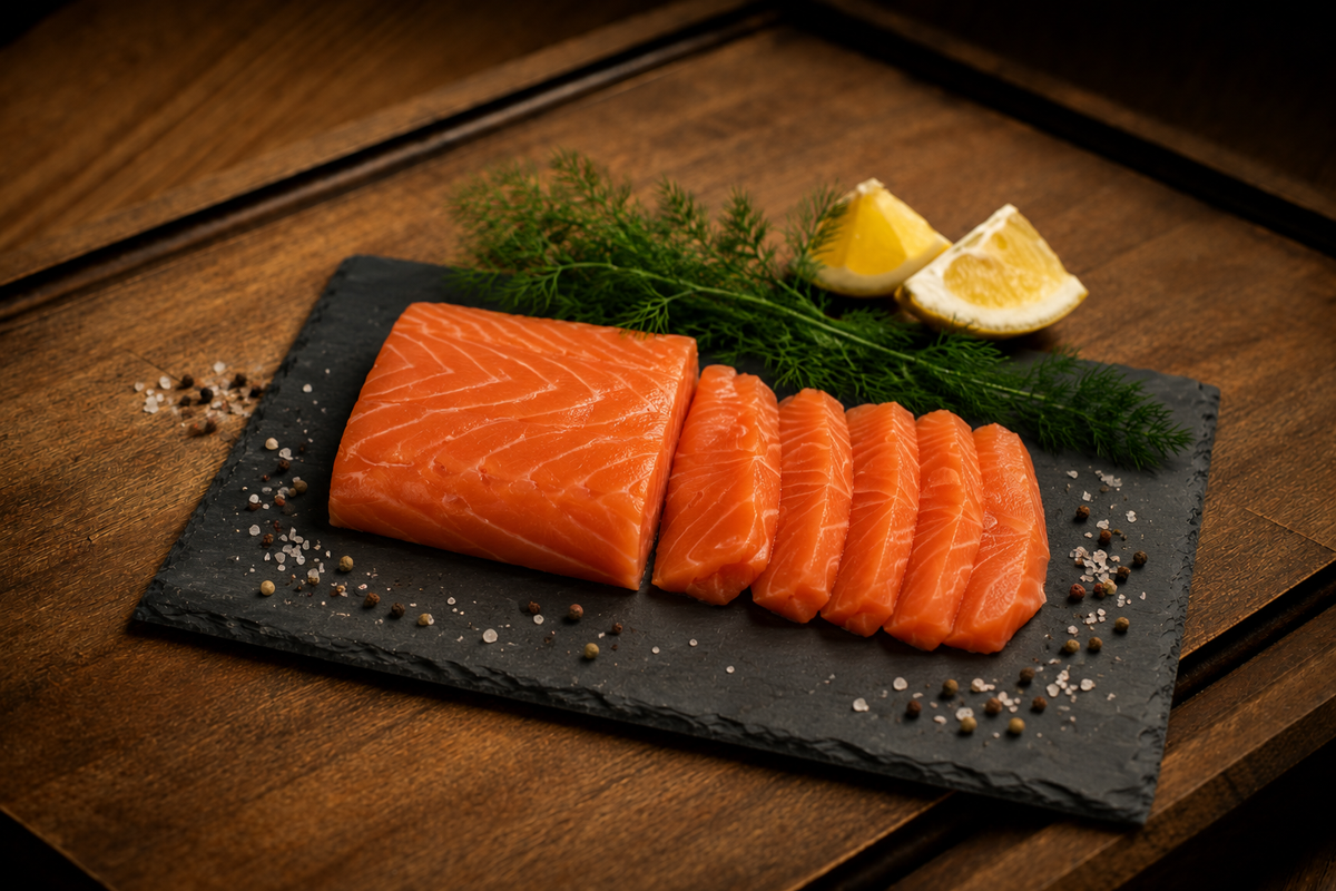 Lachs-Rückenfilet (Sashimi-Qualität)